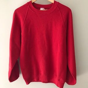 Large Vintage Red Crewneck sweater